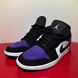 Jordan 1 Low Court Purples Sz. 13M